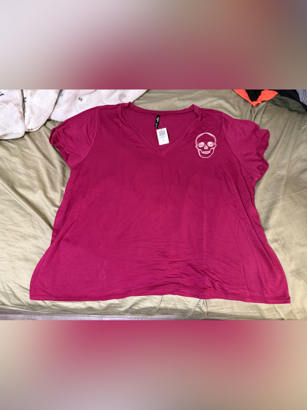 Torrid Sleep Red Plum Lounge Shirt